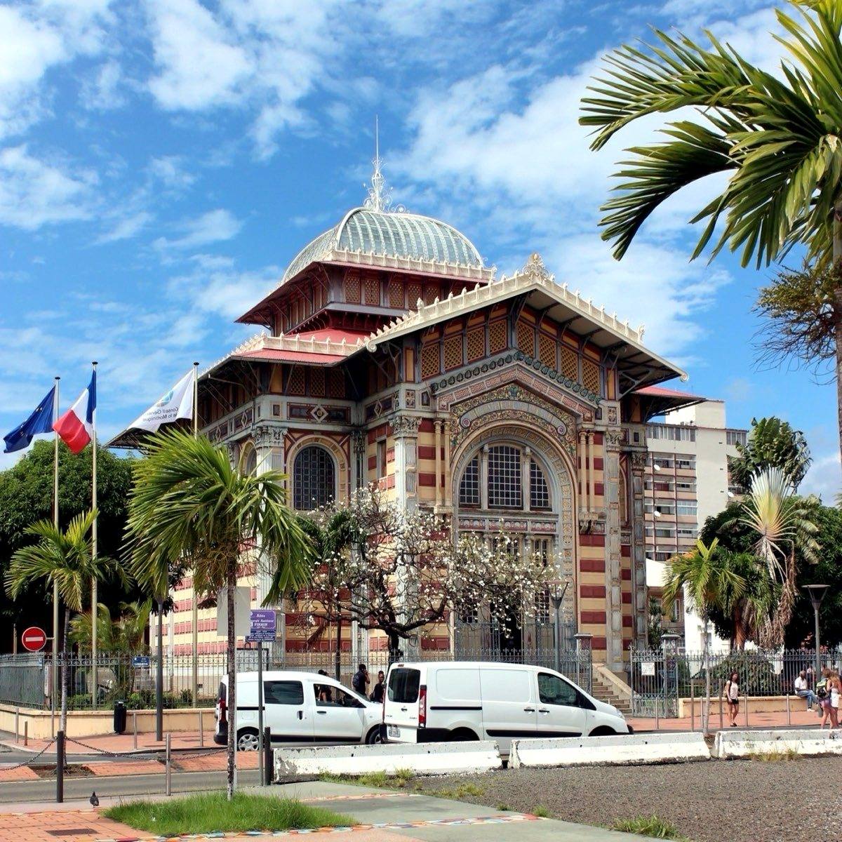 La bibliothèque Schœlcher, Fort-de-France (Martinique)